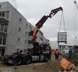 levage camion de bras manutention bretagne chantier btp